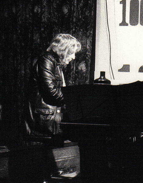 Tracey playing in the 100 Club in the 1980s