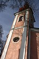 Čeština: Věž kostela ve Starém Pelhřimově, kraj Vysočina English: Church tower in Starý Pelhřimov, Vysočina Region, CZ