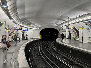 <span class="mw-page-title-main">Ternes station</span> Metro station in Paris, France