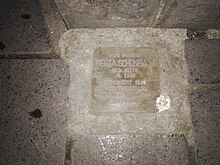 Stumbling Stone Berta Schönbaum, Corner Sternstrasse 78 Kasernenstrasse, Bonn.jpg