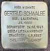 Stolperstein Giesebrechtstr 8 (Charl) Gertrud Schwalbe.jpg