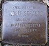 Stolperstein Hebelstrasse 13 Josef Strauss