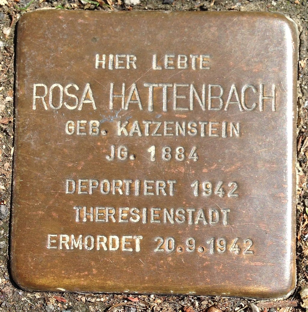 Stolperstein Herborn Nassaustraße 3 Rosa Hattenbach