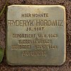 Stolperstein Prinzregentenstrasse 1 (Wilmd) Fryderyk Horowitz.jpg