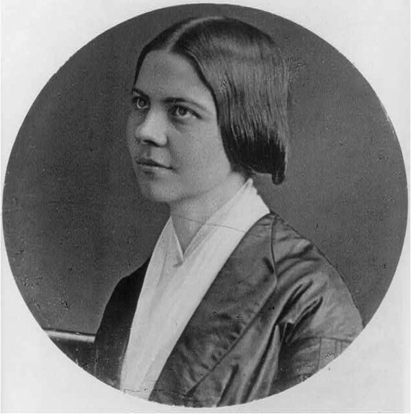 Lucy Stone as a young woman