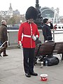 Street performers at South Bank, Lambeth (borough), London in November 2011.