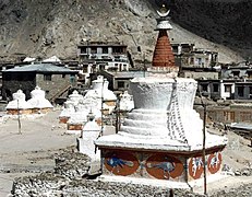 Un chörten au Ladakh.