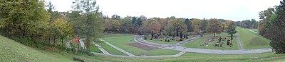 Thumbnail for File:Stuttgart-Degerloch Dornhaldenfriedhof Panoramablick.JPG