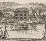 de la Gardieska huset och Holmkvarnen, 1698