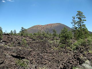 A lava field at the foothills of the crater, estimated to be about 1000 years old.