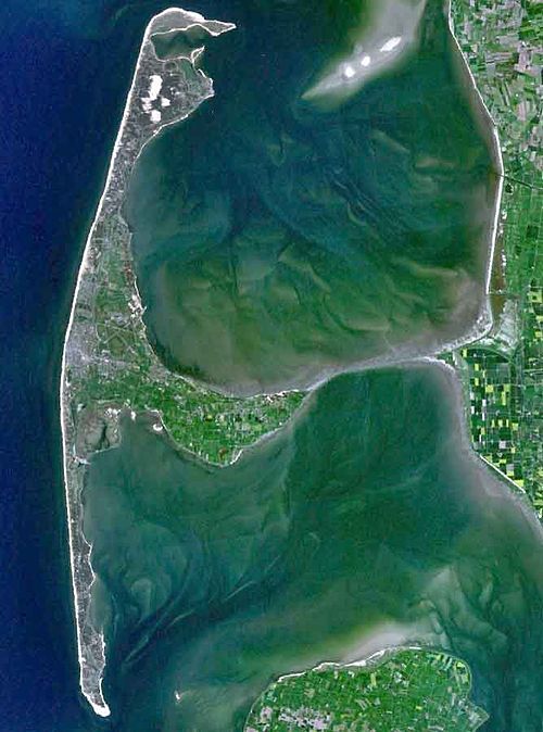 Satellite image of Sylt