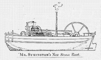 Charlotte Dundas, built by William Symington.