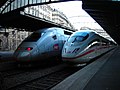 Miniatuur voor Bestand:TGV and ICE in Paris.jpg