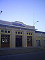 Frontis de la estación de trenes.