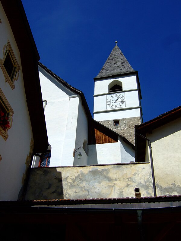 Church in Tarasp-Fontana