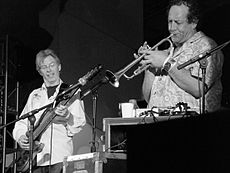 Phil Lesh (left) performing with TelStar in 2008 TelStar featuring Phil Lesh, 2008 (1).jpg