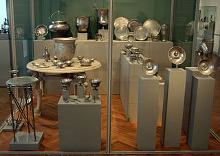 <span class="mw-page-title-main">Hildesheim Treasure</span> Large collection of Roman silver found in Hildesheim, Germany