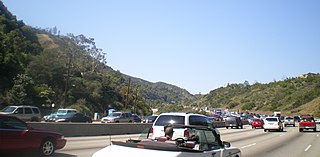 Sepulveda Pass pass over the Santa Monica Mountains connecting the Los Angeles Basin and the San Fernando Valley