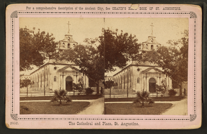 File:The Cathedral and Plaza. St. Augustine, from Robert N. Dennis collection of stereoscopic views.png