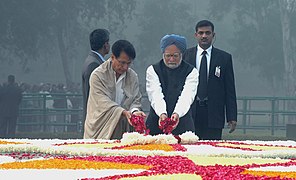 Manmohan Singh at Kisan Ghat, 23 December 2006