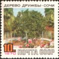 The Soviet Union 1970 CPA 3868 stamp (Friendship Tree, Sochi with label).png