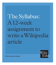 Syllabus Wikipédia Education