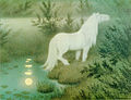 Nøkken som hvit hest, 1909 (The Nix as a white horse)