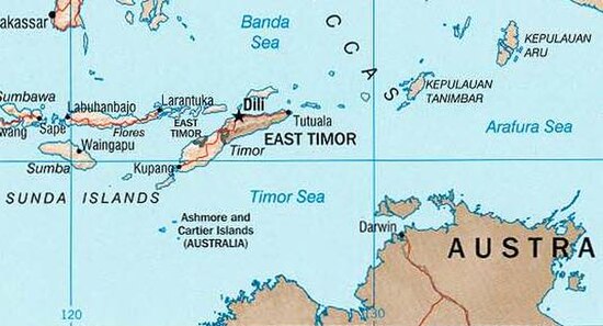 Timor Sea and neighbouring seas