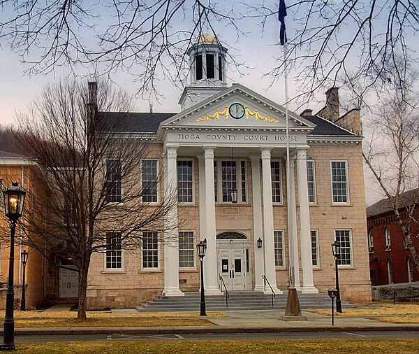 Tioga County Courthouse in Wellsboro