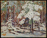 Snow in the Woods, Fall 1916. McMichael Canadian Art Collection, Kleinburg