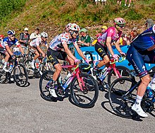 Magnus Cort bei 7. Etappe der Tour de France 2022 im Bergtrikot
