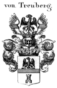 Wappen der bayerischen Freiherren von Treuberg von 1824