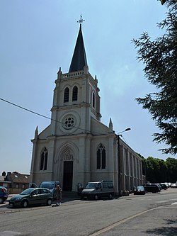 Trith-Saint-Léger (Nord, Fr) église Saint-Martin.JPG