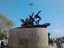 Triumph of Labour at the Marina Beach in Chennai Triumph of Labour at Marina Beach.jpg