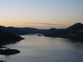 Don Pedro Reservoir reservoir in the Stanislaus National Forest of Tuolumne County, California