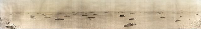 US fleet off the coast of Panama, March 1, 1923