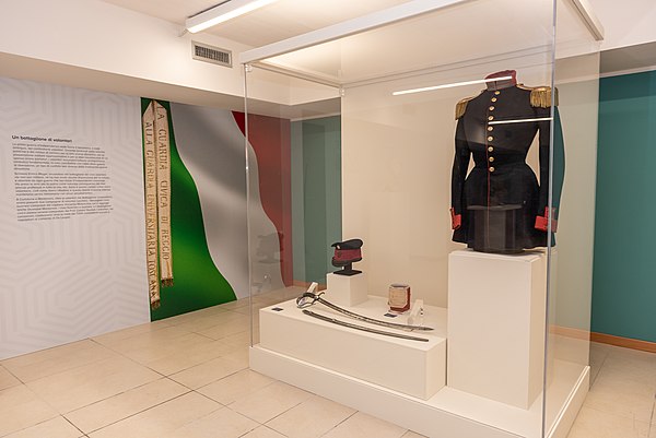 A view of the Exhibition on the 170th anniversary of the Battle of Curtatone and Montanara