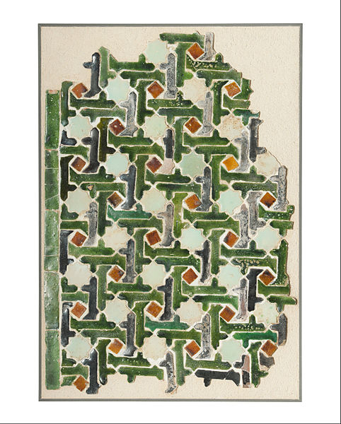 File:Unknown, Spain, 14th Century - Mosaic Tile Panel - Google Art Project (1929293).jpg