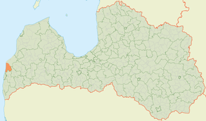 Вергальская волость на карте