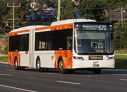 Ventura bus 1463, based in Lilydale, Melbourne (cropped).jpg