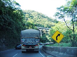 Deel van de weg door de Serra do Mar