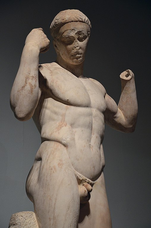 File:Victorious Athlete The Vaison Daidoumenos, Hadrianic version of 5th  century BC Greek original, Winning at the ancient Games, British Museum  (7376188602).jpg - Wikimedia Commons