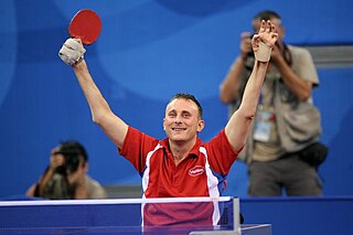 Vincent Boury French Paralympic table tennis player