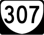 State Route 307 marker