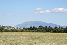 Vue sur le mont Ventoux.