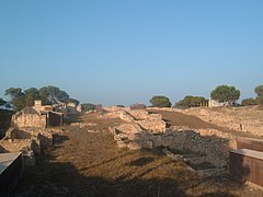 Vista general de la Rábita Califal de Guardamar