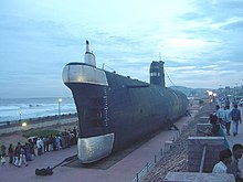 A museum ship, INS Kursura (S20). Vizag submarine museum.jpg