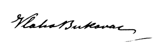 signature de Vlaho Bukovac