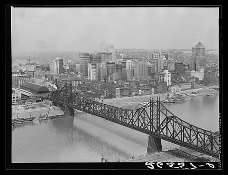 Wabash Bridge Pittsburgh 1938