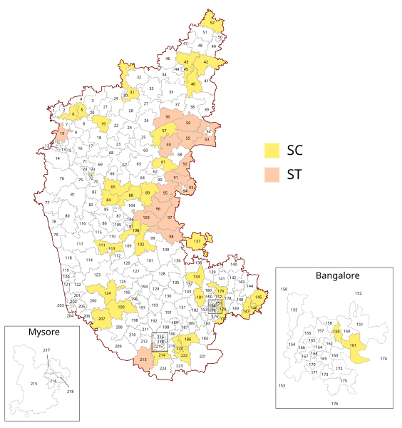 File:Wahlkreise zur Vidhan Sabha von Karnataka.svg